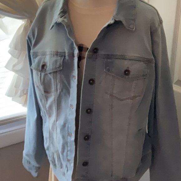 CHAPS Ralph Lauren Women’s Plus Denim Jacket 1XL $100 NWT LAST ONE - Picture 2 of 7